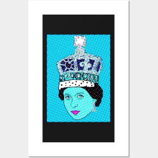 Halftone Queen No. 2 Posters and Art